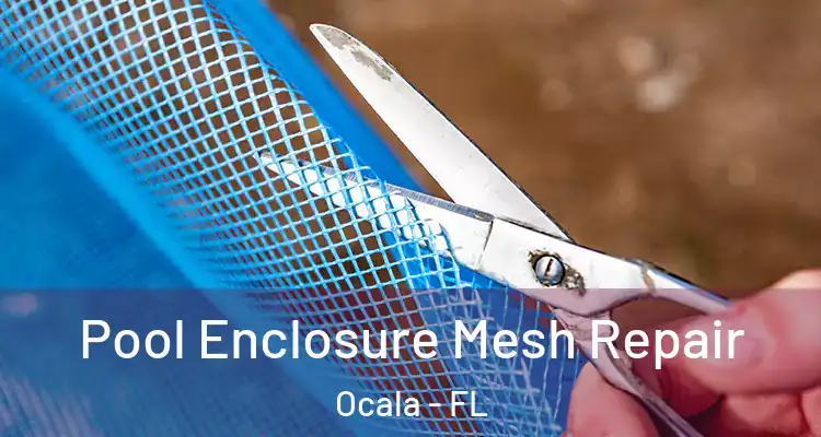  Pool Enclosure Mesh Repair Ocala - FL
