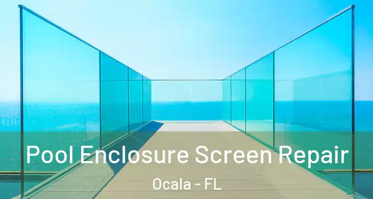  Pool Enclosure Screen Repair Ocala - FL